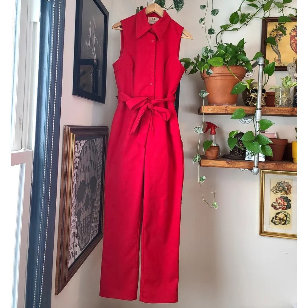 Red Jumpsuit by Fashion Brand Company